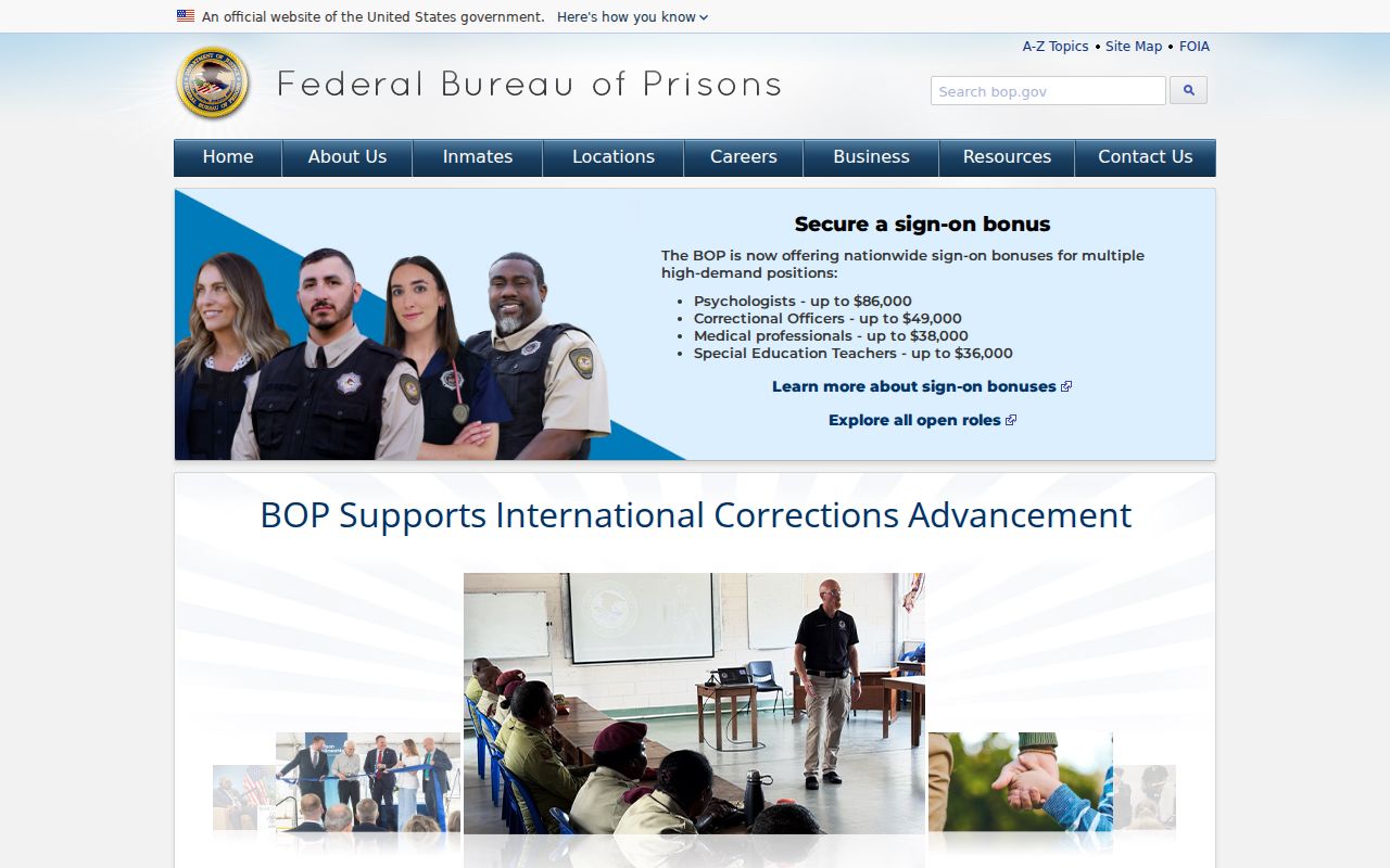 New Mexico inmate records Federal Bureau of Prisons locator
