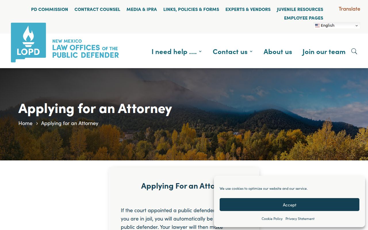 New Mexico criminal court records public defender application instructions