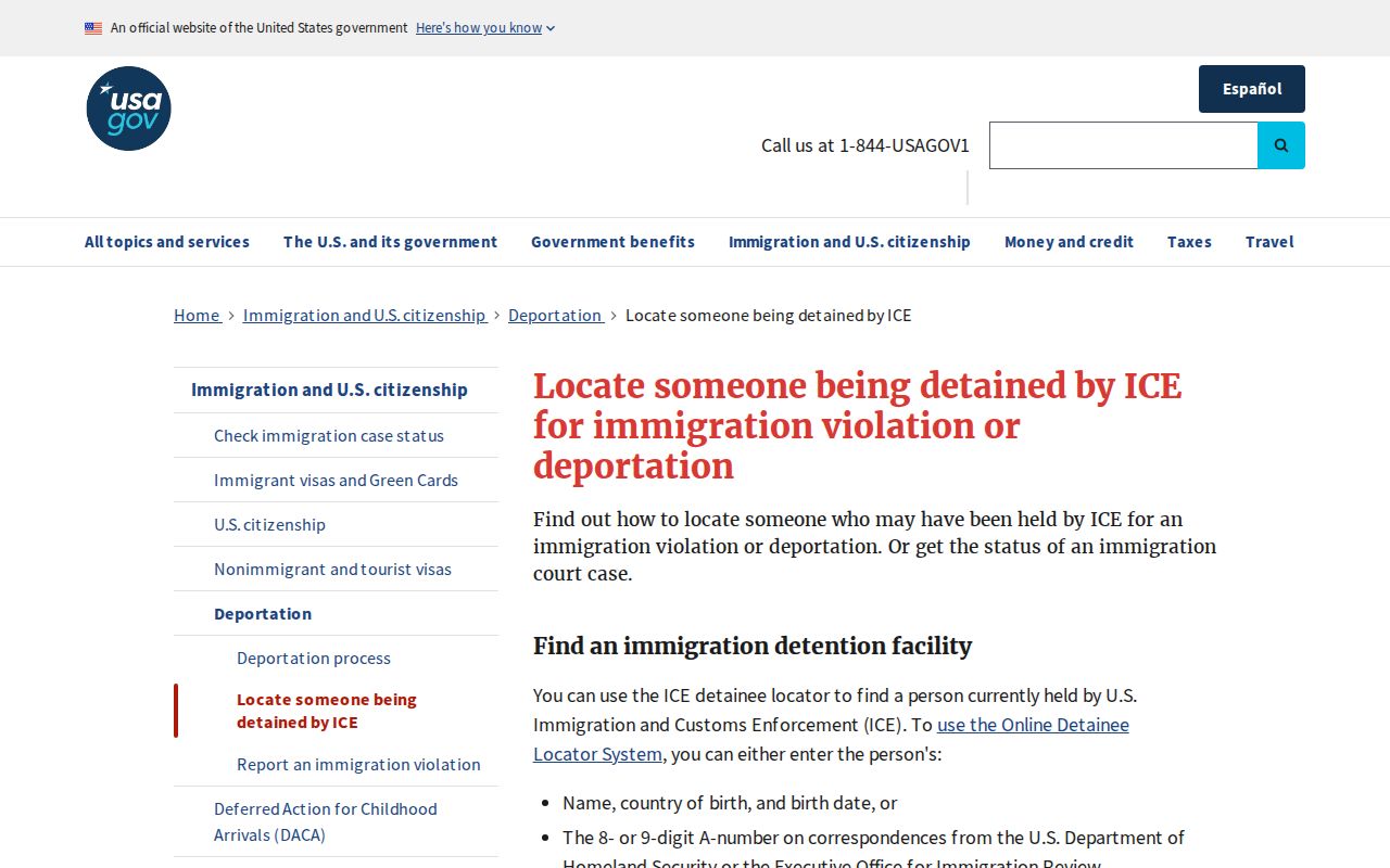 New Mexico inmate records guidance for ICE detainee lookup